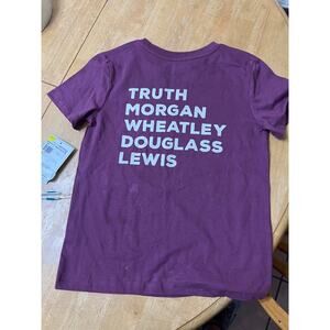 Size small Black History Month Kids' Historical Names Short Sleeve T-Shirt